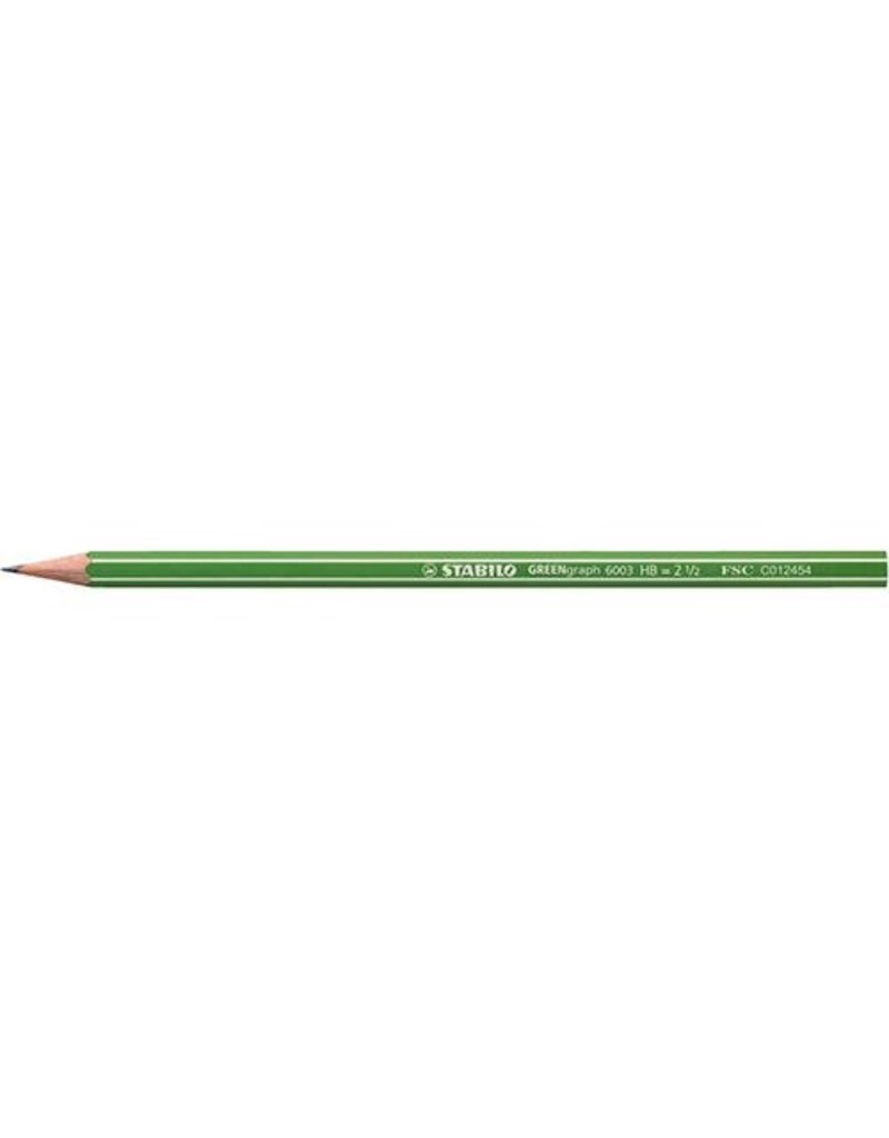 STABILO Bleistift Green HB STABILO 6003/HB