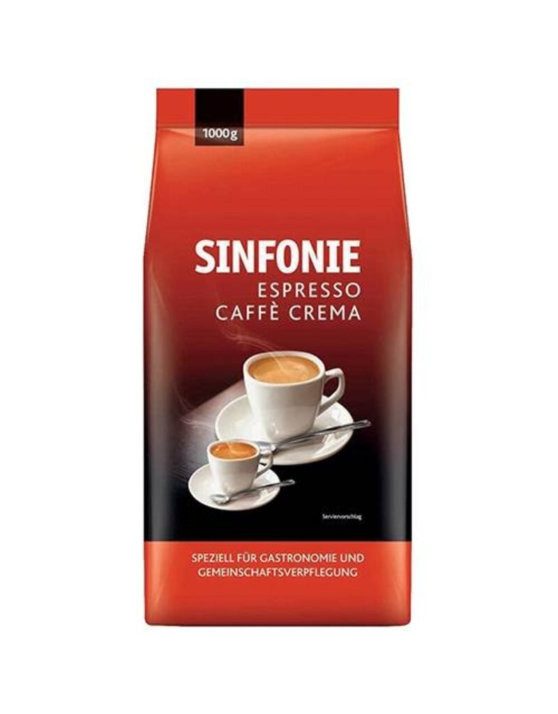 JACOBS Kaffee SINFONIE Espresso Crema JACOBS 4019141 1kg ganze Bohne