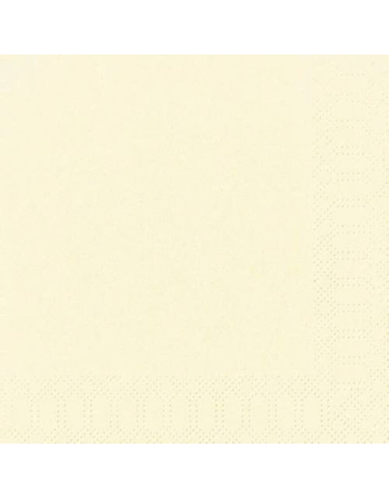 DUNI Serviette Zelltuch  cream DUNI 104955 3lag.  33 cm
