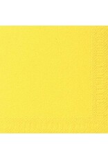 DUNI Serviette Zelltuch  gelb DUNI 104059 3lag.  33 cm