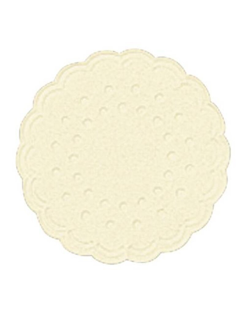 DUNI Tassenuntersetzer 25ST cream DUNI 106384 D7,5cm  Zelltuch