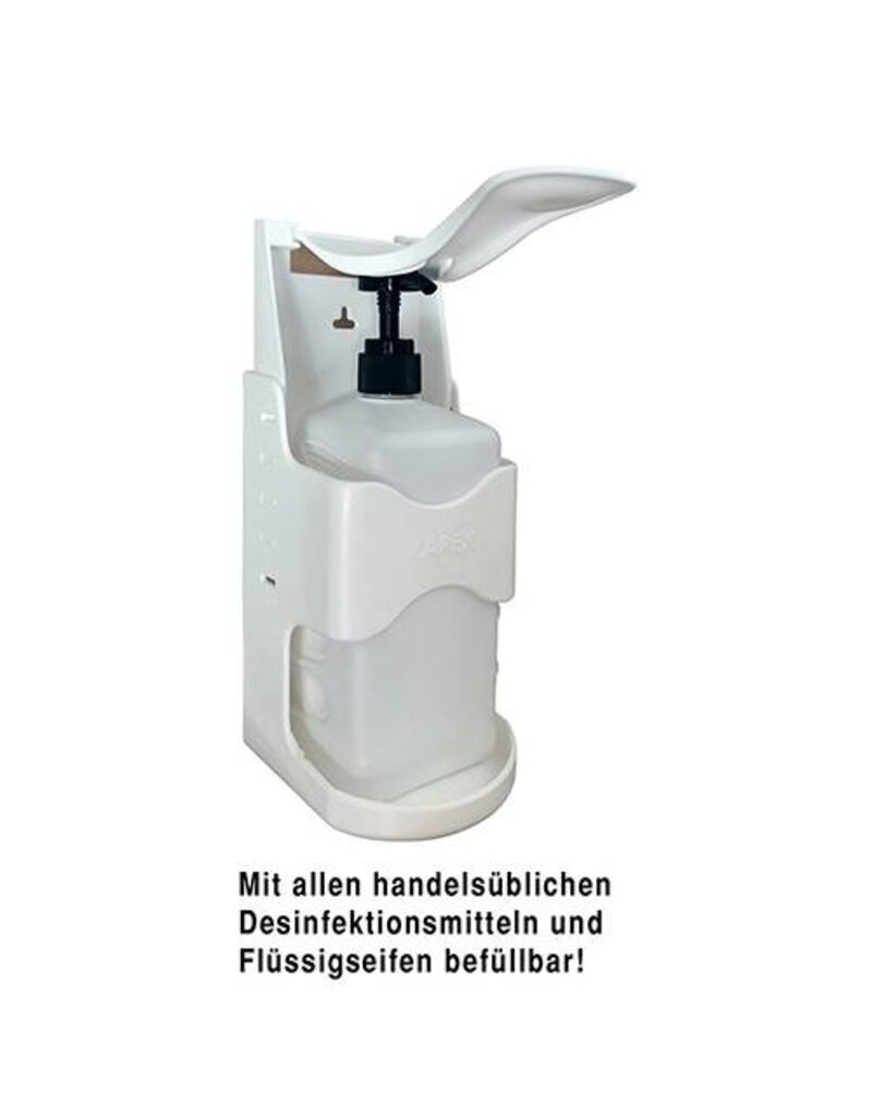 Desinfektionsmittelspender Armhebel weiß KAREX 22299 Wand+Tisch KRX210