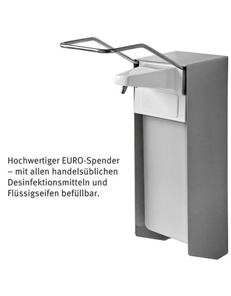 Seifen, - Desinfektionsmittelspender si/ TEMDEX 119611 1000ml  Armhebel