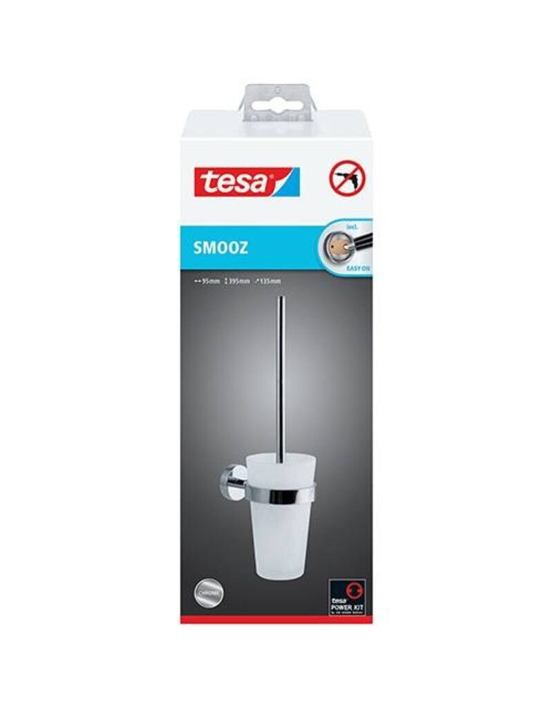 TESA WC Bürste Garnitur chrom/Glas TESA 40316-00000-00 Smooz