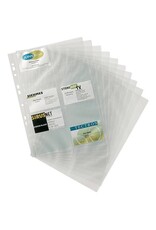 DURABLE Visitenkartenhülle A4 10ST transparent DURABLE 2389 19 PP