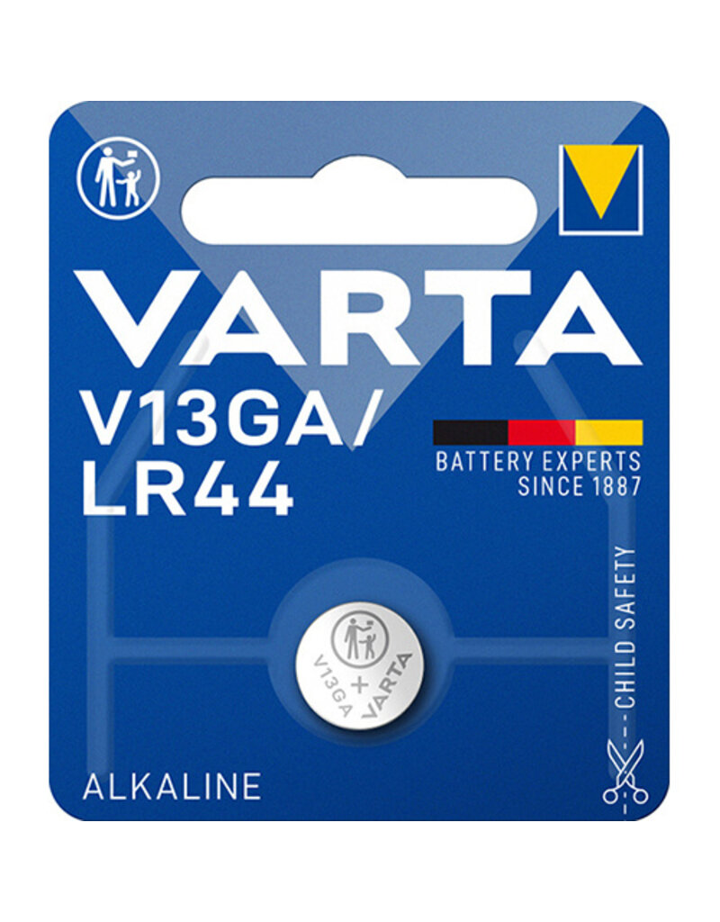 VARTA Knopfzellen-Batterie V13GA/LR44 silber VARTA 04276 101 401