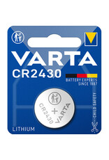 VARTA Knopfzellen-Batterie CR2430 1ST silber VARTA 06430 101 401 Lithium