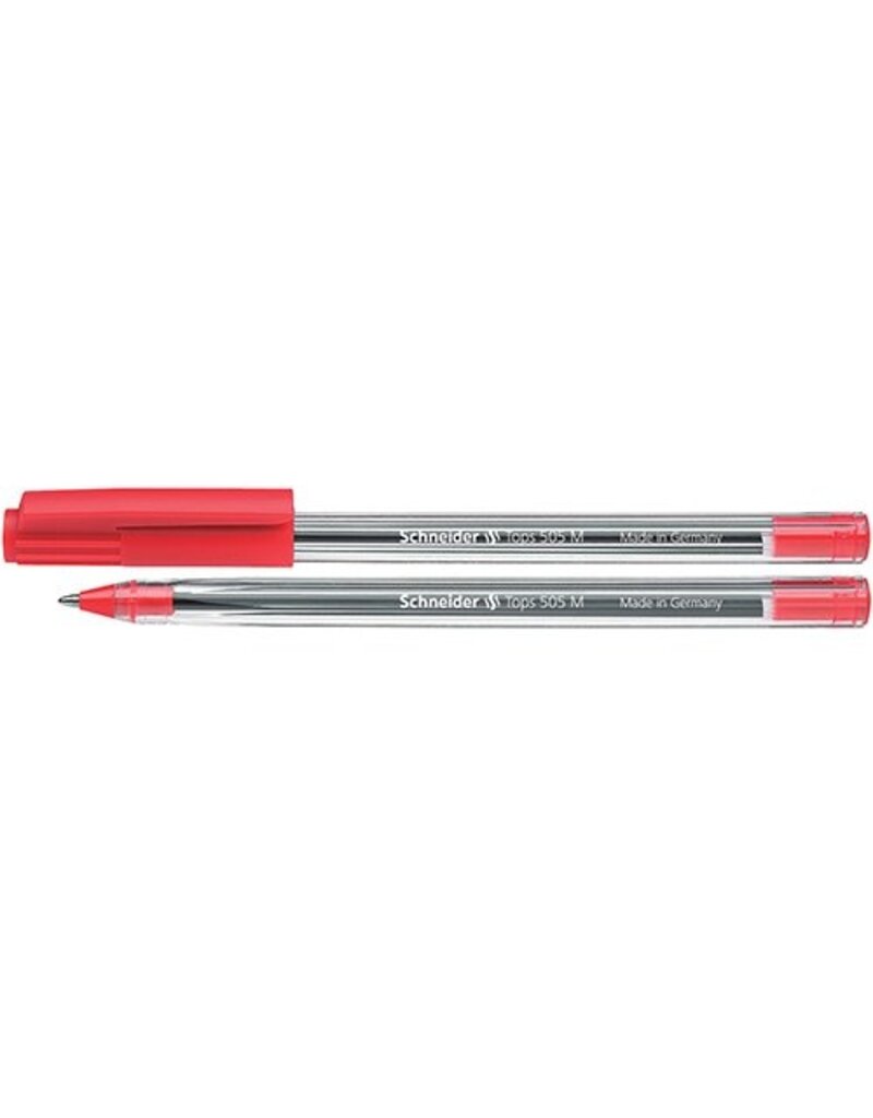 SCHNEIDER Kugelstift-Einweg 505M rot SCHNEIDER SN150602 TOPS  M