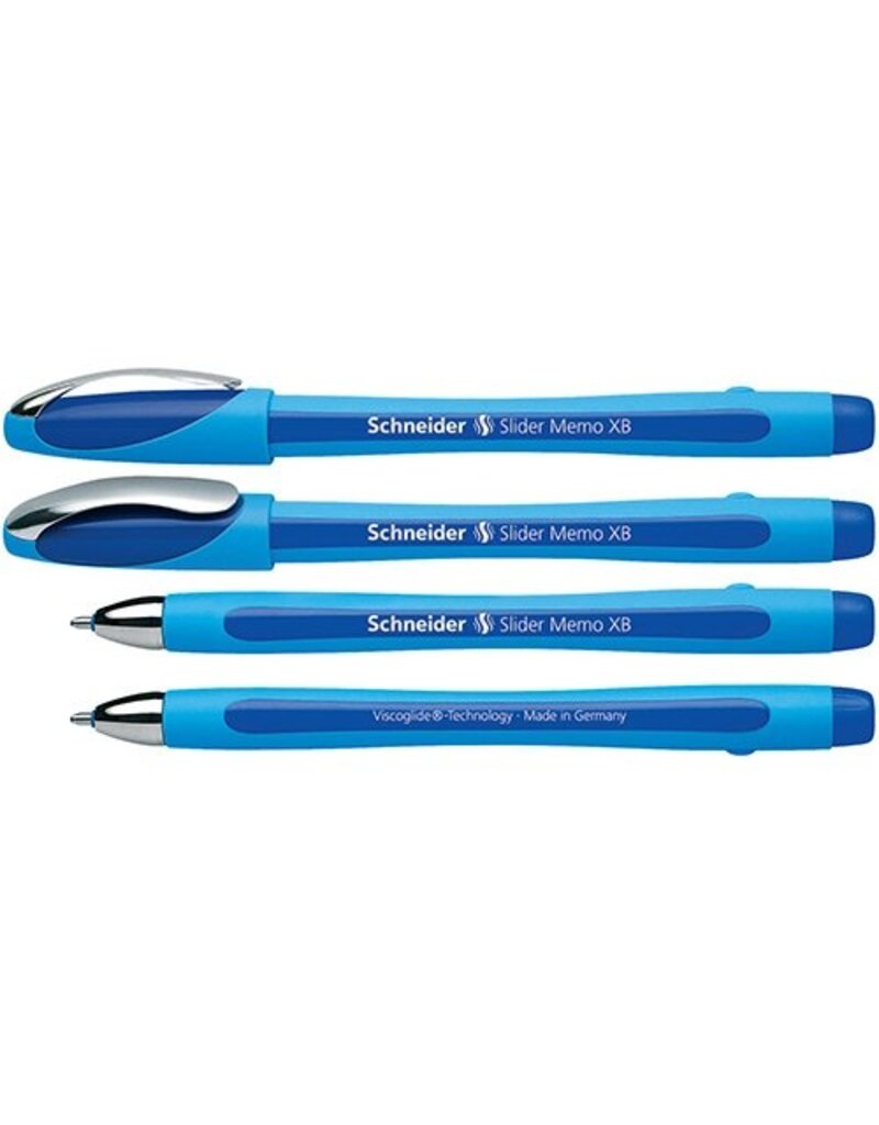SCHNEIDER Kugelschreiber 0,7mm blau SCHNEIDER SN150203 SliderMemo