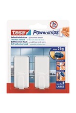 TESA Powerstrips 2Haken cl weiß TESA 58010-00044-20 Large 2kg