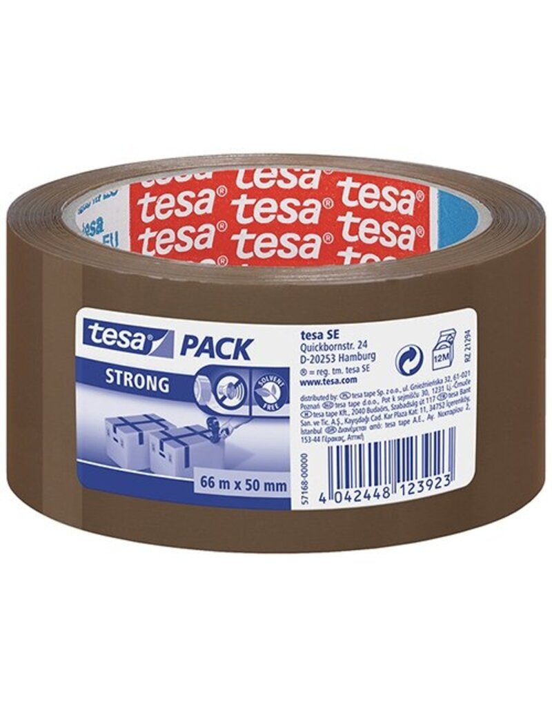 TESA Verpackungsband PPL braun TESA 57168-00000-11 50mm x66m