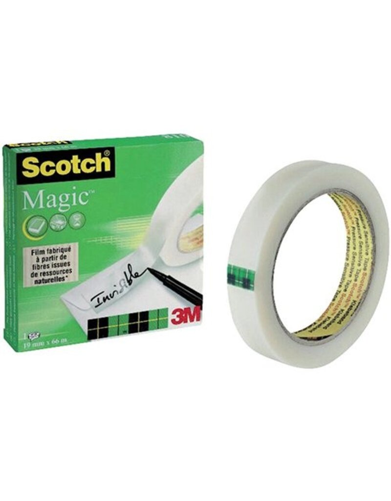 SCOTCH Klebeband unsichtbar transparent SCOTCH 810-1966R 19mm x66m