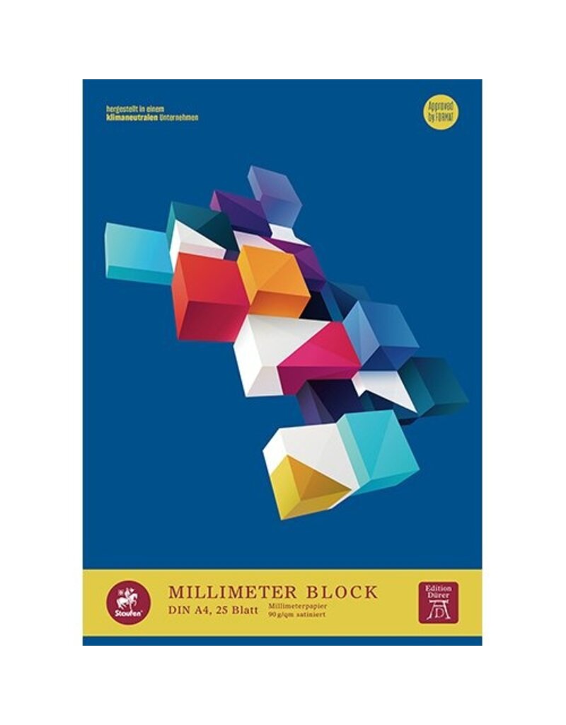 Edition DÜRER Millimeterpapierblock A4 25BL Edition DÜRER 036700014 90g