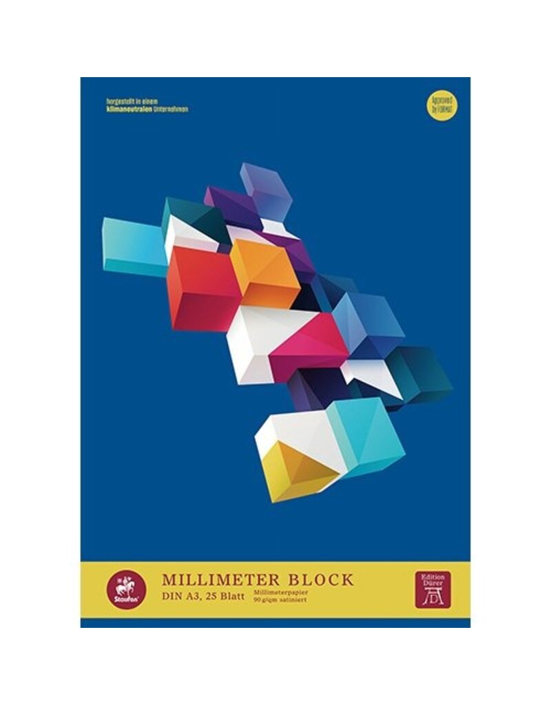 Edition DÜRER Millimeterpapierblock A3 25BL Edition DÜRER 036710014 90g