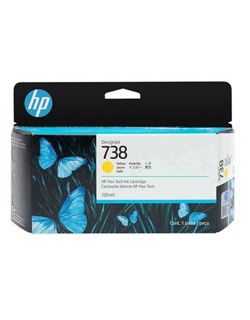 HP HP 738 (498N7A) ink yellow 130ml (original)