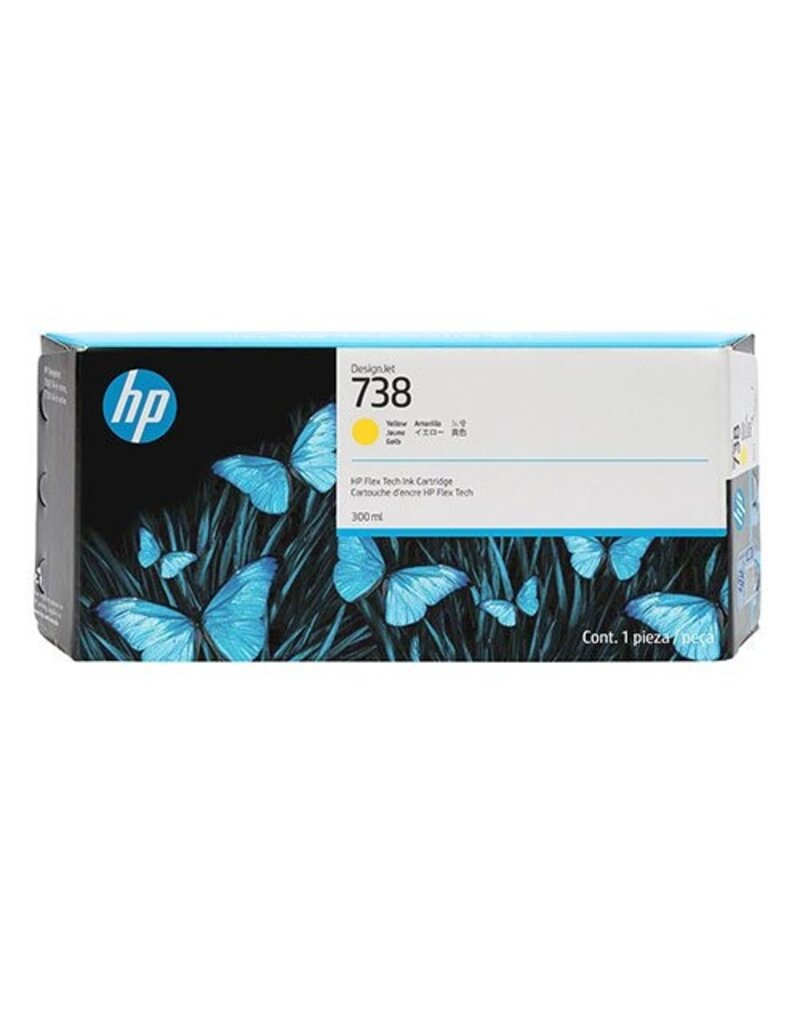HP HP 738 (676M8A) ink yellow 300ml (original)