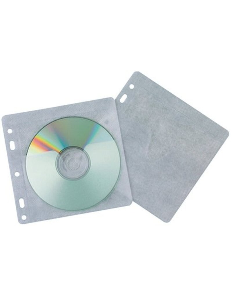 Q-CONNECT CD-Hülle 40ST gelocht transparent Q-CONNECT KF02208