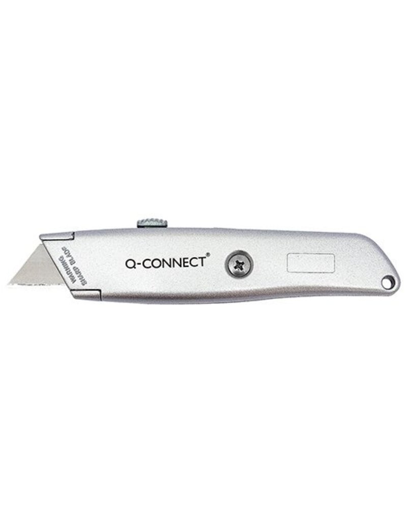 Q-CONNECT Cutter 18mm Trapezmesser silber Q-CONNECT KF10633