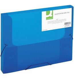 Q-CONNECT Heftbox PP A4/25mm transluzent-blau Q-CONNECT KF02307