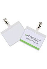 Q-CONNECT Namensschild m.Clip 25ST Q-CONNECT KF01562 60x90mm