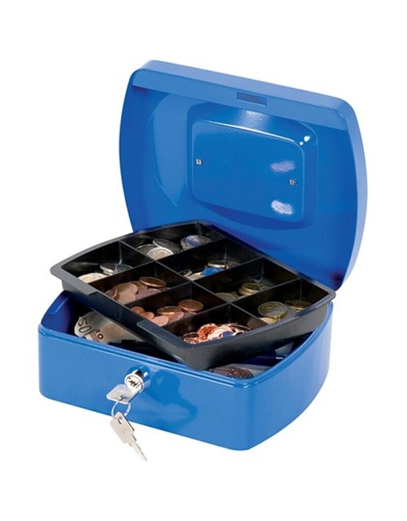 Q-CONNECT Geldkassette Gr.2 blau Q-CONNECT KF02623