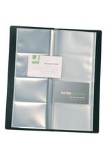 Q-CONNECT Visitenkartenbuch f.160K. schwarz Q-CONNECT KF03664
