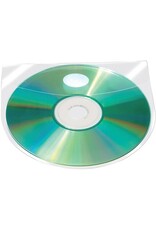 Q-CONNECT CD-Hülle 10ST selbstklebend transparent Q-CONNECT KF27032 m.Lasche