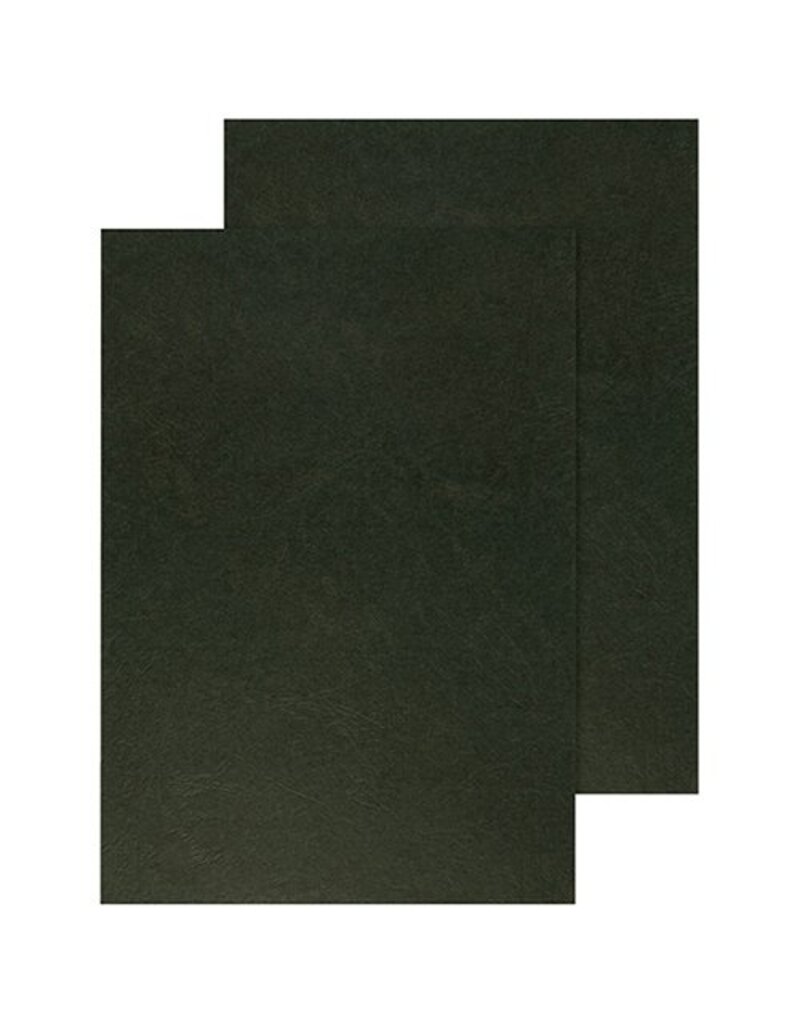 Q-CONNECT Einbanddeckel A4 250g schwarz Q-CONNECT KF00501 Leder