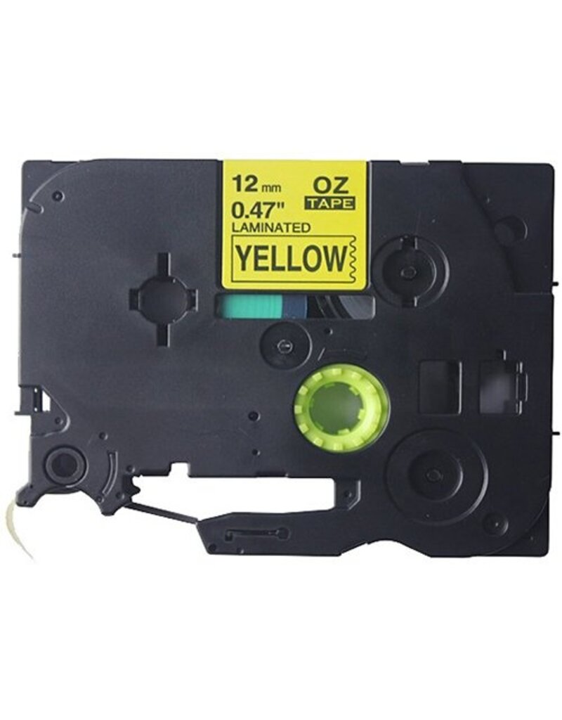 Q-CONNECT Schriftband TZe-631 gelb/schwarz Q-CONNECT KF18862 12mm 8m kompatibel