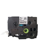 Q-CONNECT Schriftband TZe-241 weiß/schwarz Q-CONNECT KF18798 18mm 8m kompatibel