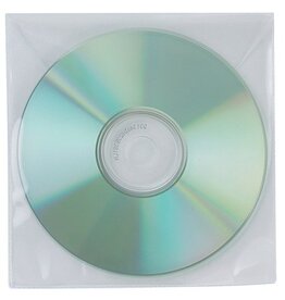 Q-CONNECT CD-Hülle 50ST ungelocht transparent Q-CONNECT KF02207