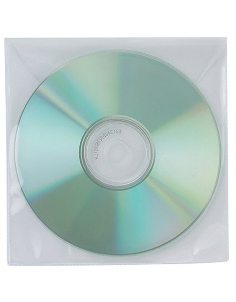 Q-CONNECT CD-Hülle 50ST ungelocht transparent Q-CONNECT KF02207