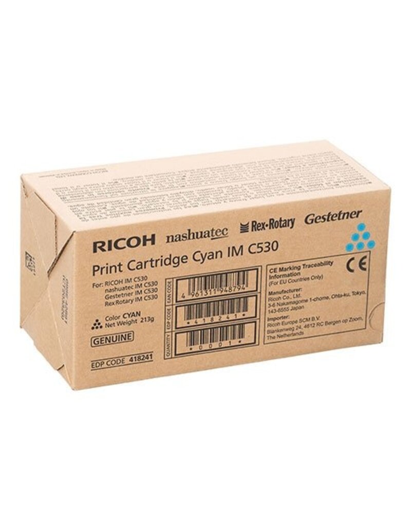 Ricoh Ricoh 418241 toner cyan 18000 pages (original)