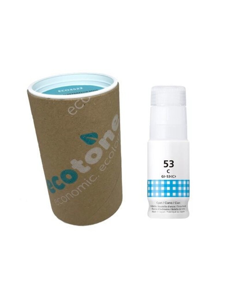Ecotone Canon GI-53C (4673C001) ink cyan 8000 pages (Ecotone) NC