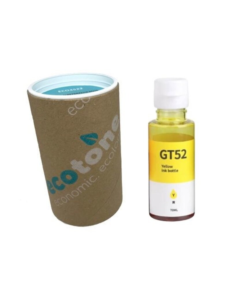 Ecotone Ecotone ink (replaces HP GT52 M0H56AE) yellow 8K NC