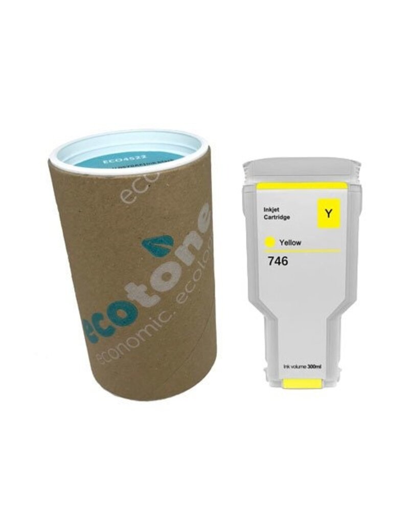 Ecotone Ecotone ink (replaces HP 746 P2V79A) yellow 300ml CC