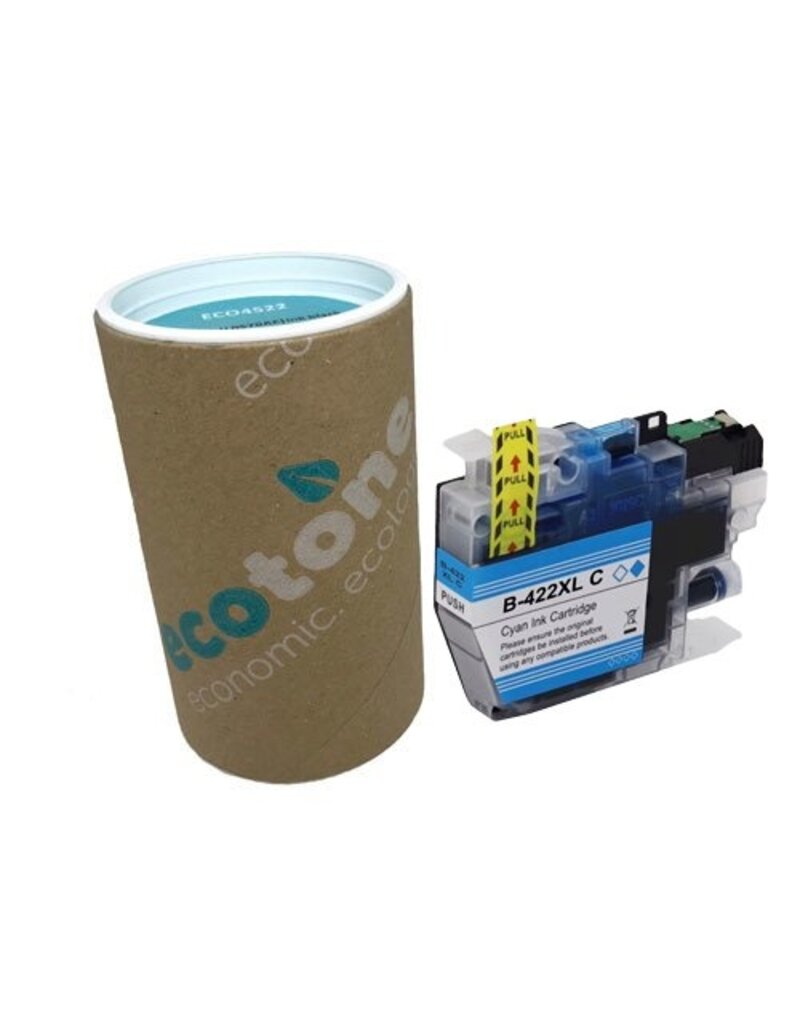 Ecotone Brother LC-422XLC ink cyan 19ml (Ecotone) CC