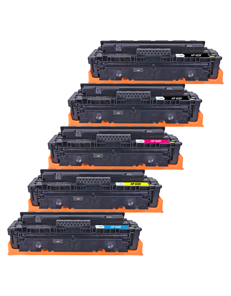 Ecotone Ecopack (Replaces HP 415X toner) 2xBL + 1xCMY  - (BL 2x7500 Pages) (CMY 3x6000 Pages)