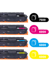 Ecotone Ecopack (Replaces HP 415X toner) 2xBL + 1xCMY  - (BL 2x7500 Pages) (CMY 3x6000 Pages)