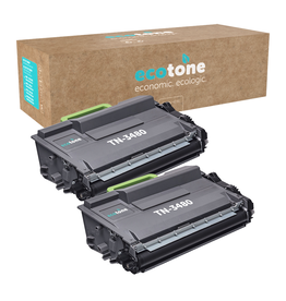Ecotone Ecopack (Replaces Brother TN-3480 toner) 2xBL
