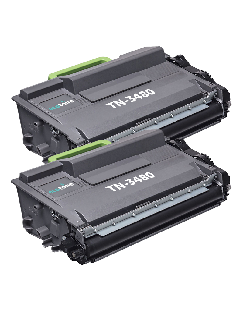 Ecotone Ecopack (Replaces Brother TN-3480 toner) 2xBL - (BL 2x8000 Pages)