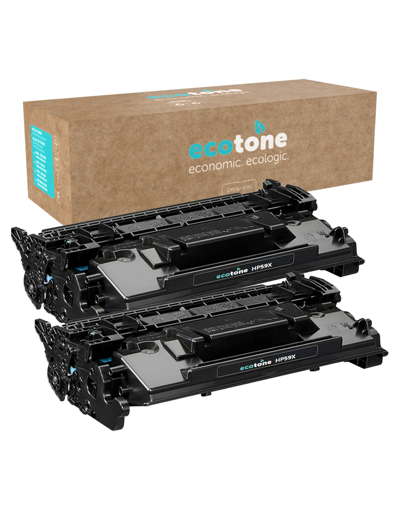 Ecotone Ecopack (Replaces HP 59X CF259X toner) 2xBL - (BL 2x20000 Pages)