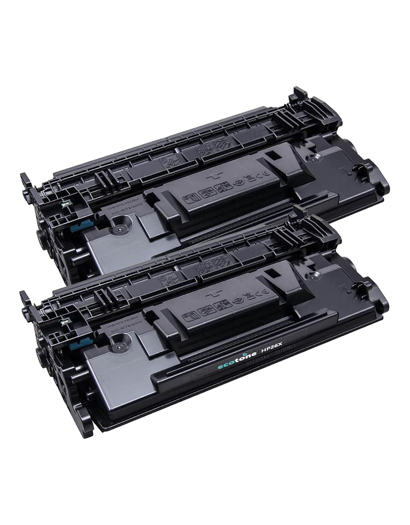 Ecotone Ecopack (replaces HP 26X) 2xBL(2x9000P)