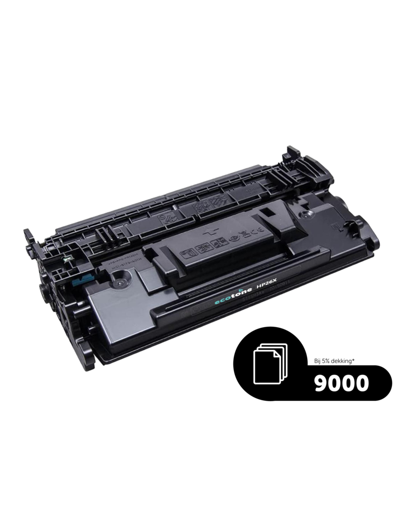 Ecotone Ecopack (Replaces HP 26X CF226X toner) 2xBL - (BL 2x9000 Pages)