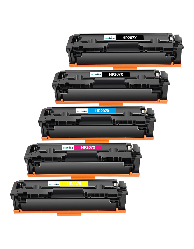 Ecotone Ecopack (Replaces HP 207X toner) 2xBL + 1xCMY  - (BL 2x3150 Pages) (CMY 3x2450 Pages)