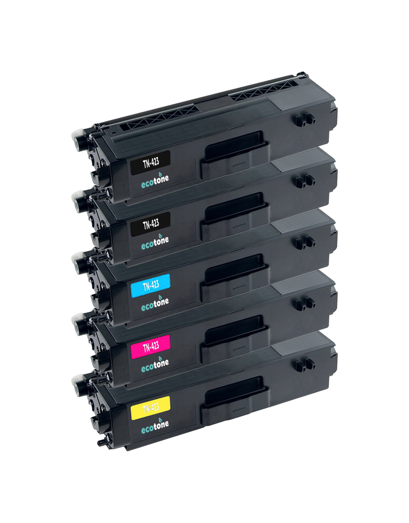 Ecotone Ecopack (Replaces Brother TN-423 toner) 2xBL + 1xCMY  - (BL 2x6500 Pages) (CMY 3x4000 Pages)