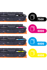 Ecotone Ecopack (replaces HP 415X) 2xBL(7500P), 1xCMY(3x6000P)