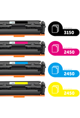 Ecotone Ecopack (replaces HP 207X) 2xBL(3150P), 1xCMY(3x2450P)