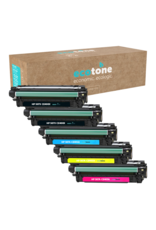 Ecotone Ecopack (Replaces HP 507X/507A toner) 2xBL + 1xCMY  - (BL 2x11000 Pages) (CMY 3x6000 Pages)