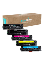 Ecotone Ecopack (Replaces HP 312X/312A toner) 2xBL + 1xCMY  - (BL 2x4400 Pages) (CMY 3x2700 Pages)